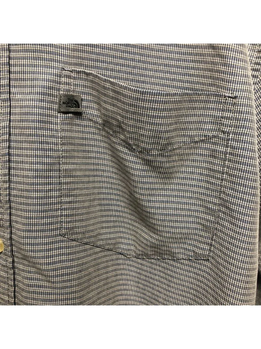 The North Face Shirt Mens Size XL Blue White Button Down Long Sleeve Casual